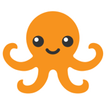 Octo Logo White Outline 256